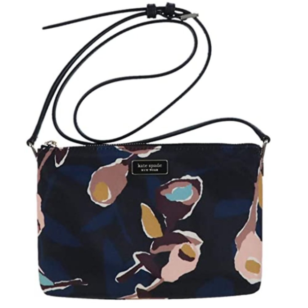 Kate Spade New York Triple Gusset Crossbody Purse Dawn Paper Rose